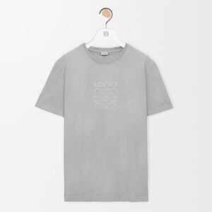 Loewe Relaxed fit T-shirt in cotton Gray Size S